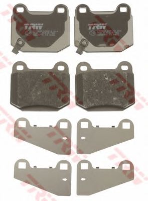 set placute frana,frana disc 2