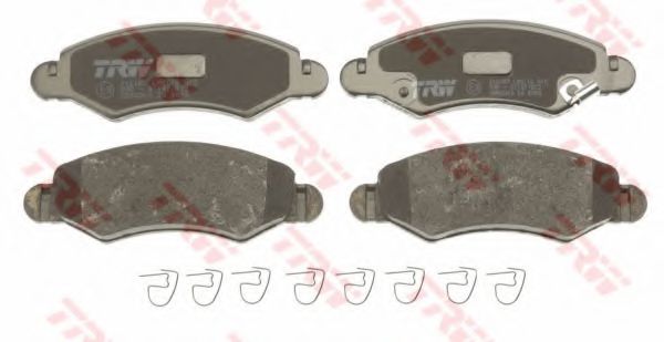 set placute frana,frana disc 2