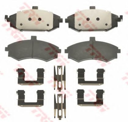 set placute frana,frana disc 2