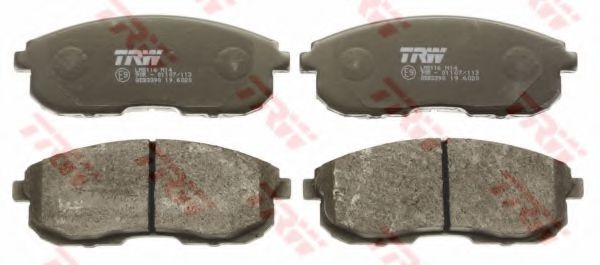 set placute frana,frana disc 2