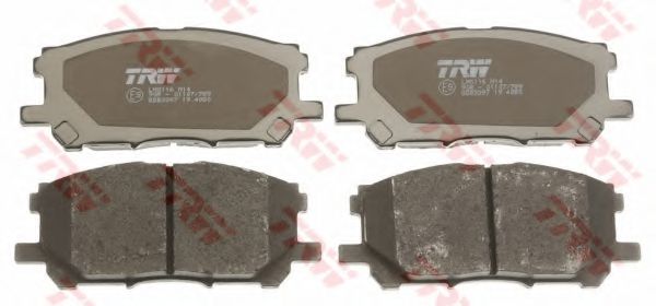 set placute frana,frana disc 2