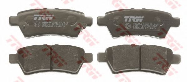 set placute frana,frana disc 2