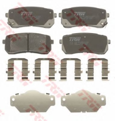 set placute frana,frana disc 2