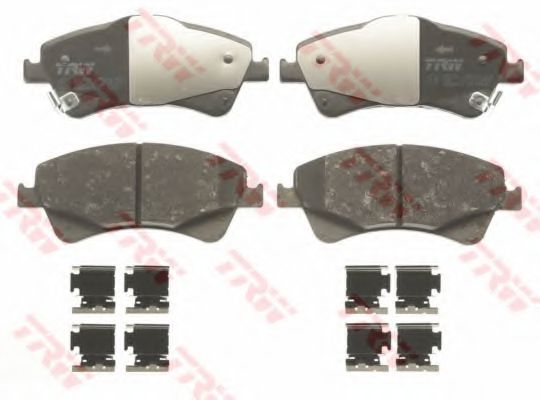 set placute frana,frana disc 2