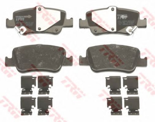 set placute frana,frana disc 2