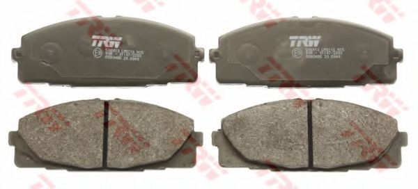 set placute frana,frana disc 2
