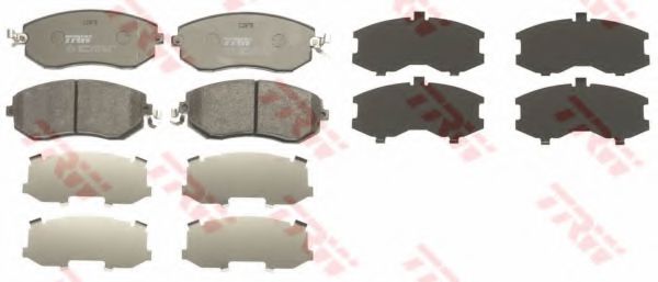 set placute frana,frana disc 2