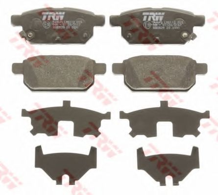 set placute frana,frana disc 2
