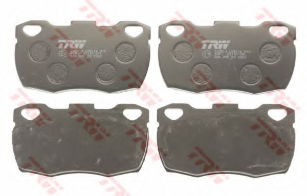 set placute frana,frana disc 2