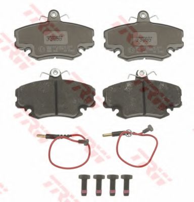 set placute frana,frana disc 2