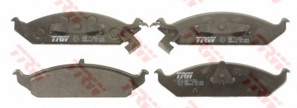 set placute frana,frana disc 2