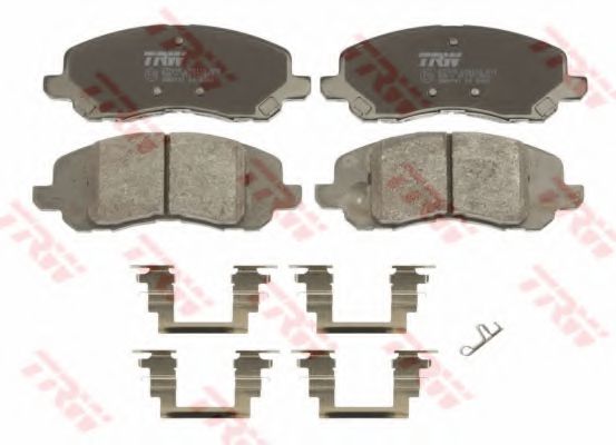 set placute frana,frana disc 2