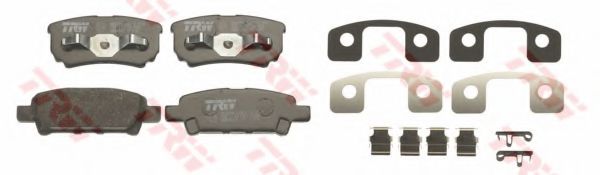 set placute frana,frana disc 2
