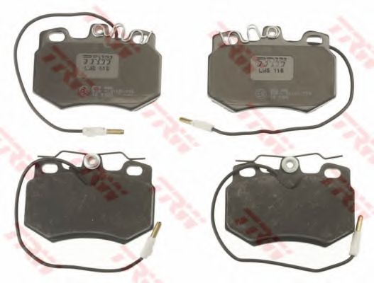 set placute frana,frana disc 2