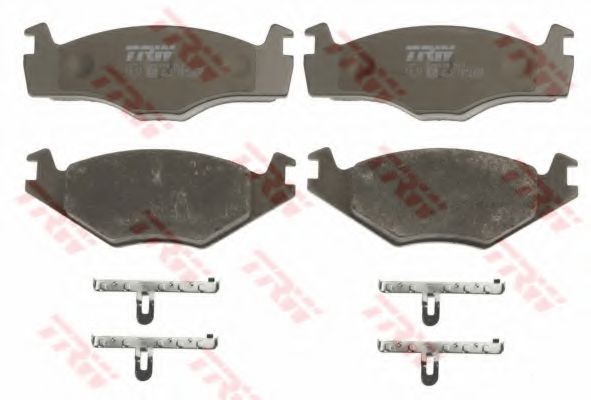set placute frana,frana disc 2