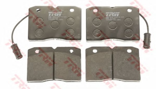 set placute frana,frana disc 2