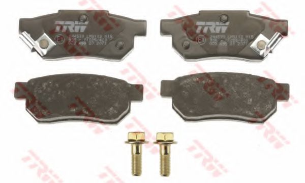 set placute frana,frana disc 2