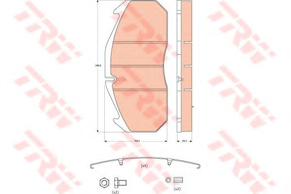 set placute frana,frana disc 3
