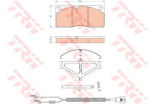 set placute frana,frana disc 3