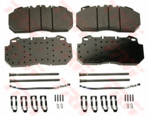 set placute frana,frana disc 2