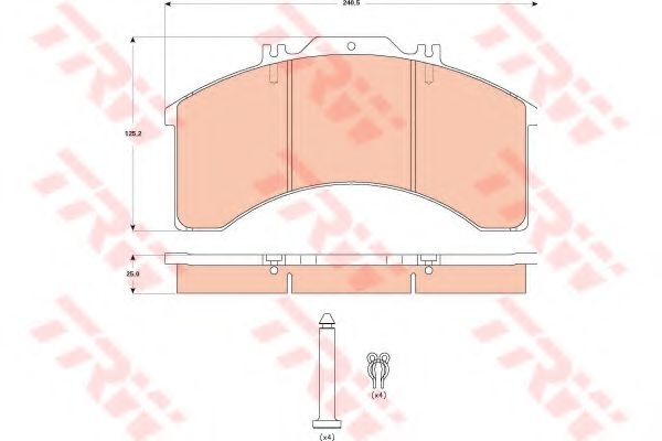 set placute frana,frana disc 3