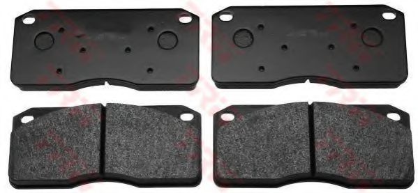 set placute frana,frana disc 2