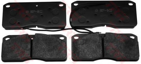 set placute frana,frana disc 2
