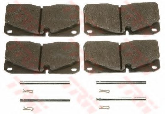set placute frana,frana disc 2