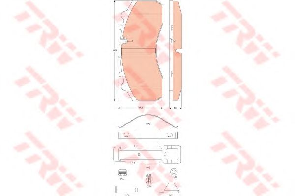 set placute frana,frana disc 3