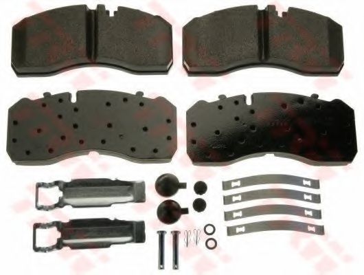 set placute frana,frana disc 2