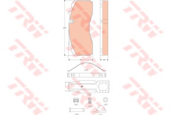 set placute frana,frana disc 3
