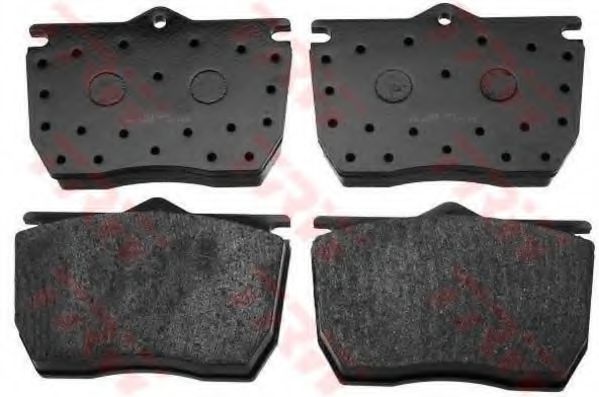 set placute frana,frana disc 2