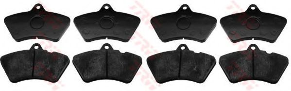 set placute frana,frana disc 2