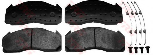 set placute frana,frana disc 2