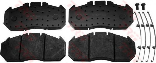 set placute frana,frana disc 2