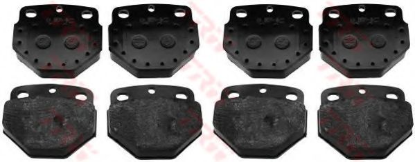 set placute frana,frana disc 2