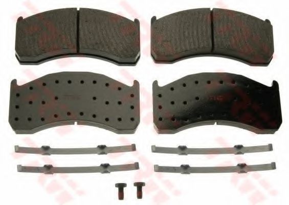 set placute frana,frana disc 2
