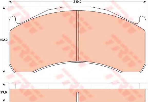 set placute frana,frana disc 3