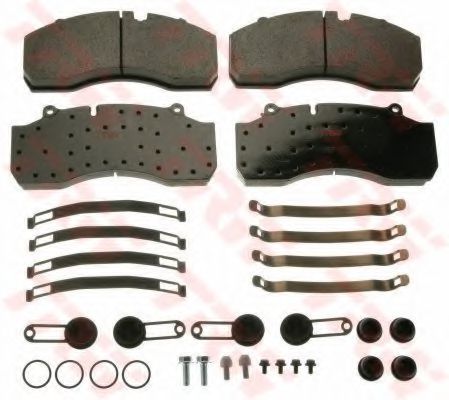 set placute frana,frana disc 2