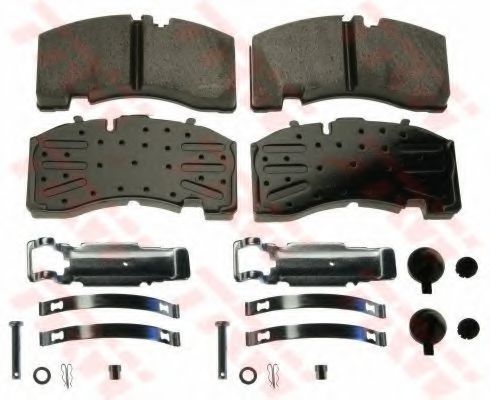 set placute frana,frana disc 2