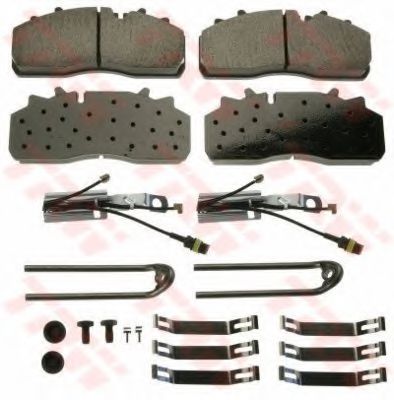 set placute frana,frana disc 2