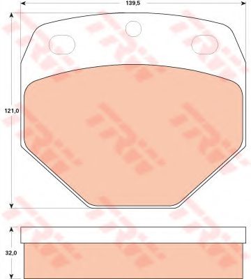 set placute frana,frana disc 2