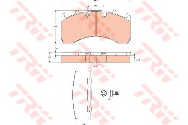 set placute frana,frana disc 3