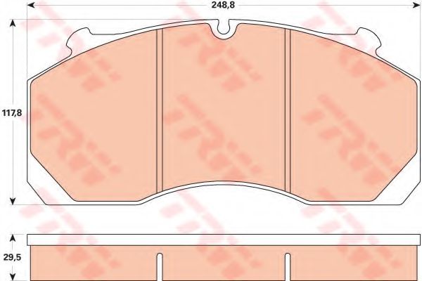 set placute frana,frana disc 2