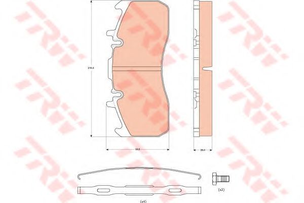set placute frana,frana disc 3