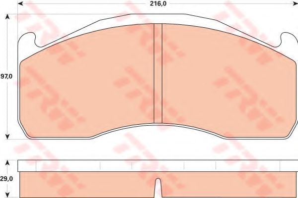 set placute frana,frana disc 2