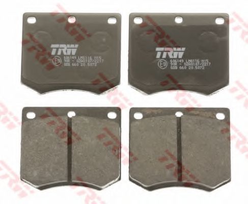 set placute frana,frana disc 2