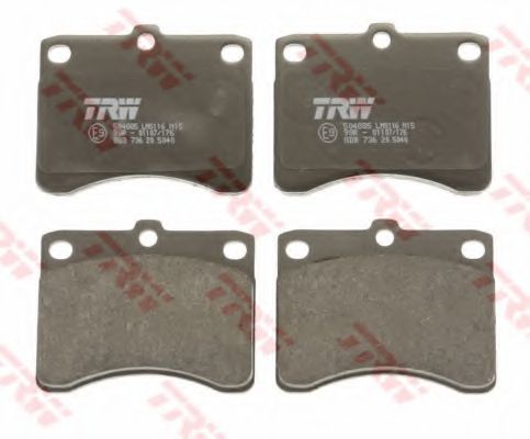 set placute frana,frana disc 2