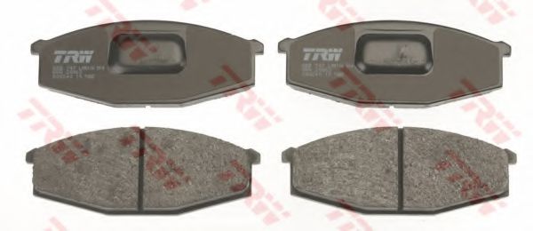 set placute frana,frana disc 2