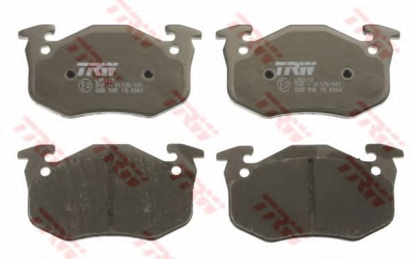 set placute frana,frana disc 2